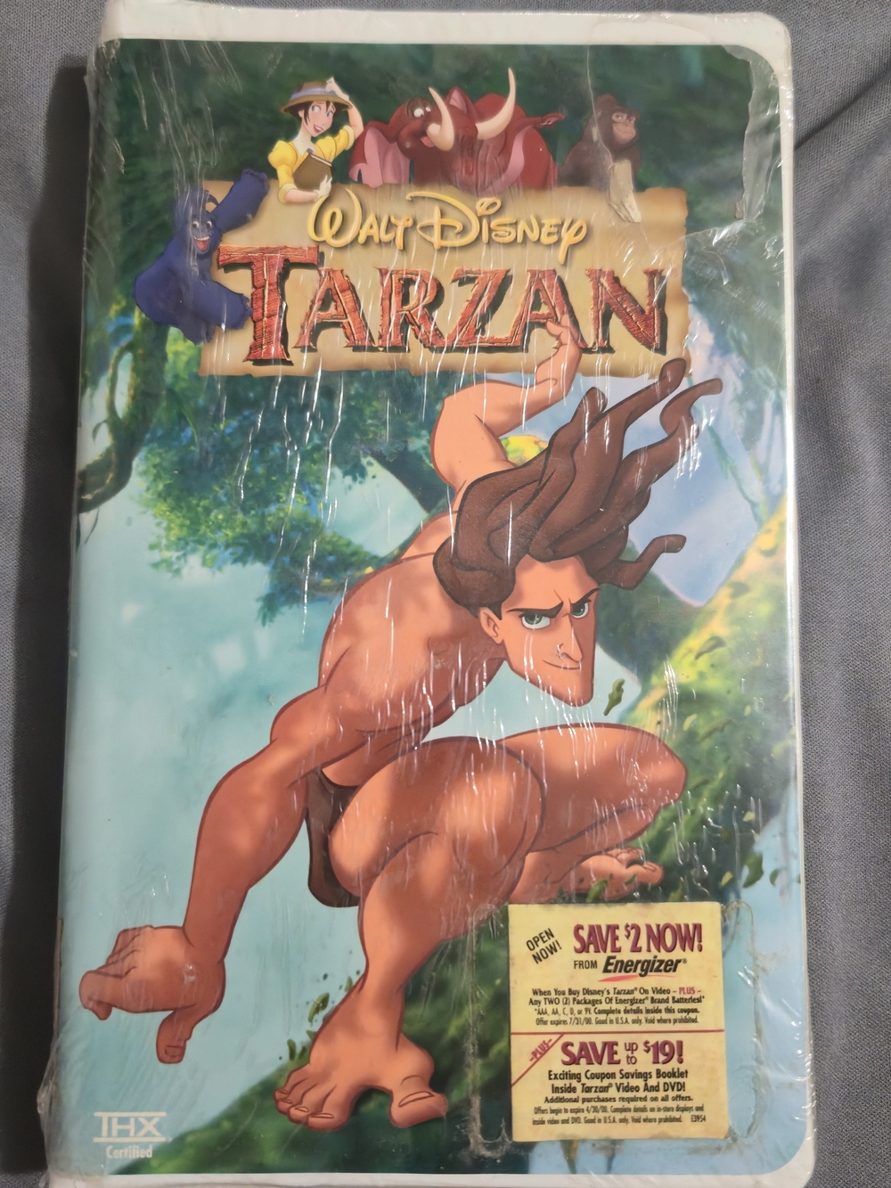 Tarzan (VHS, 1999) Walt Disney NEW FACTORY SEALED CLAMSHELL #157998 Adventure